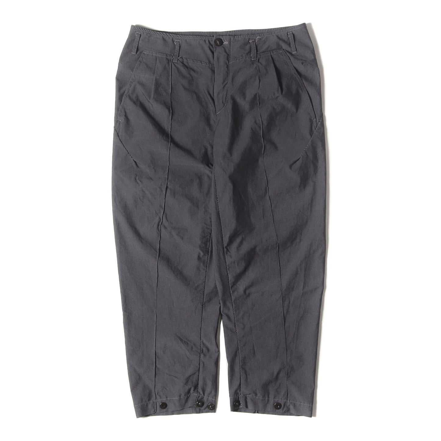 22SS ヘムスナップ クロップド パンツ (Cropped Pants_with Bottons)