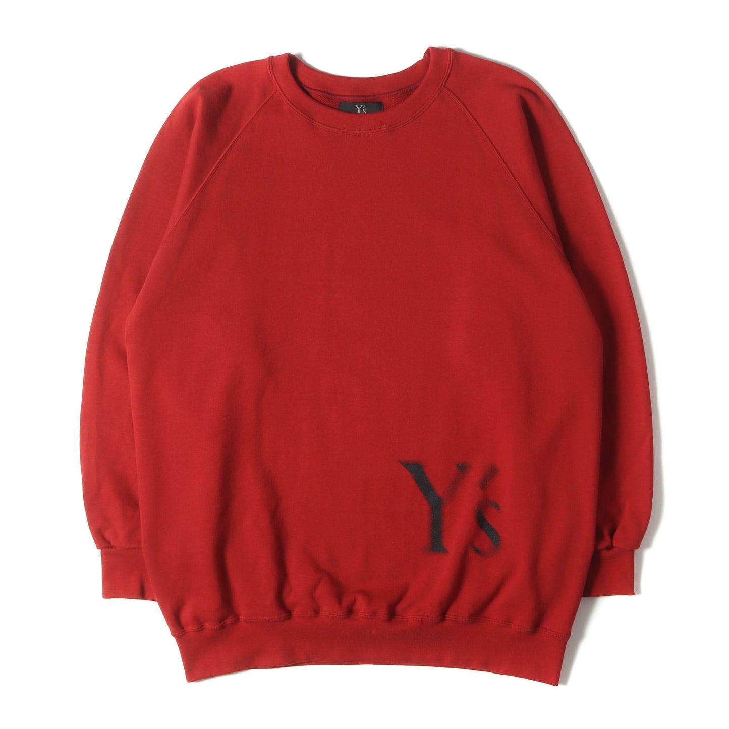 25SS ロゴ ラグラン スウェット トレーナー (Y's LOGO SWEAT)