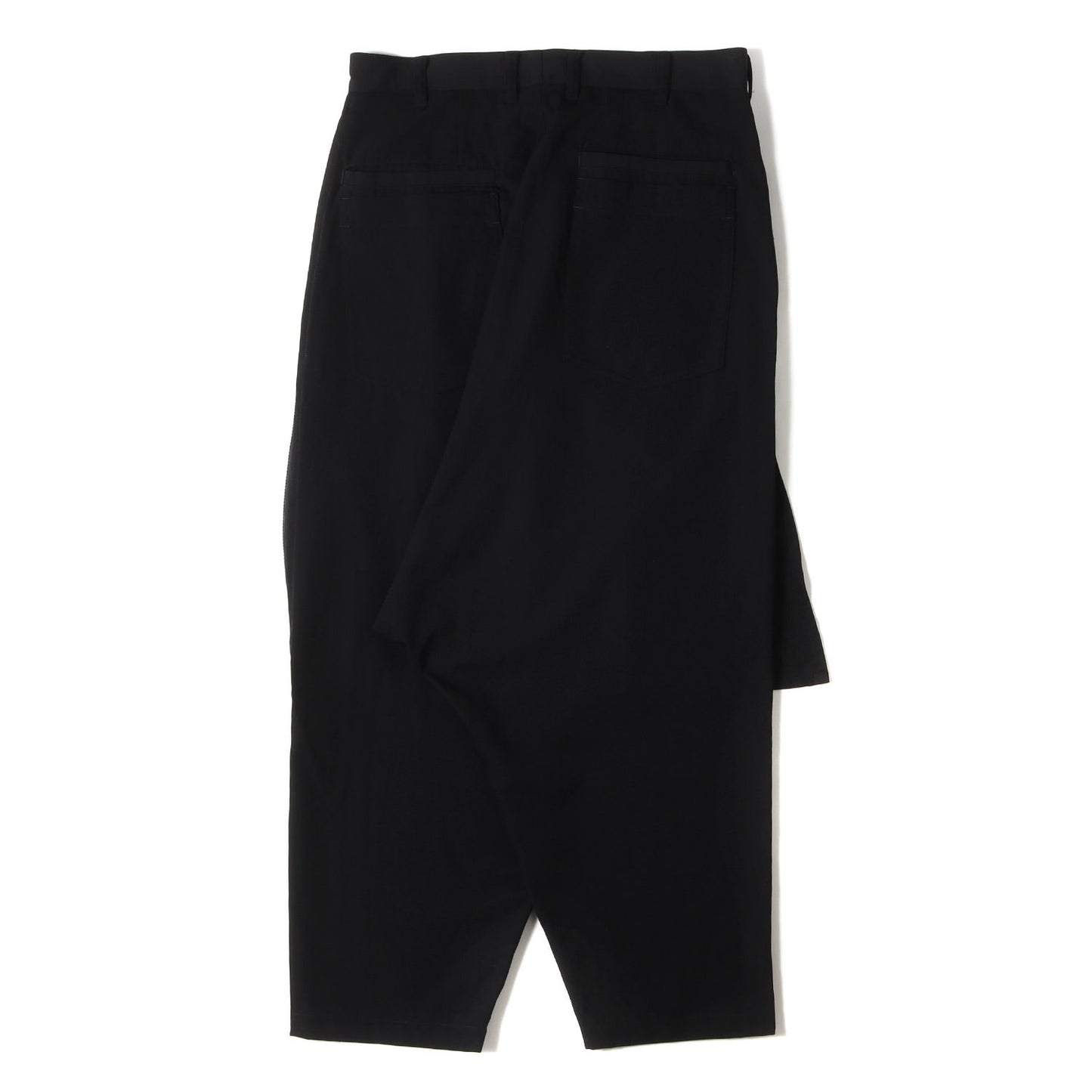 2WAY スカート サイドジップ ギャバ サルエル パンツ / POUR HOMME
