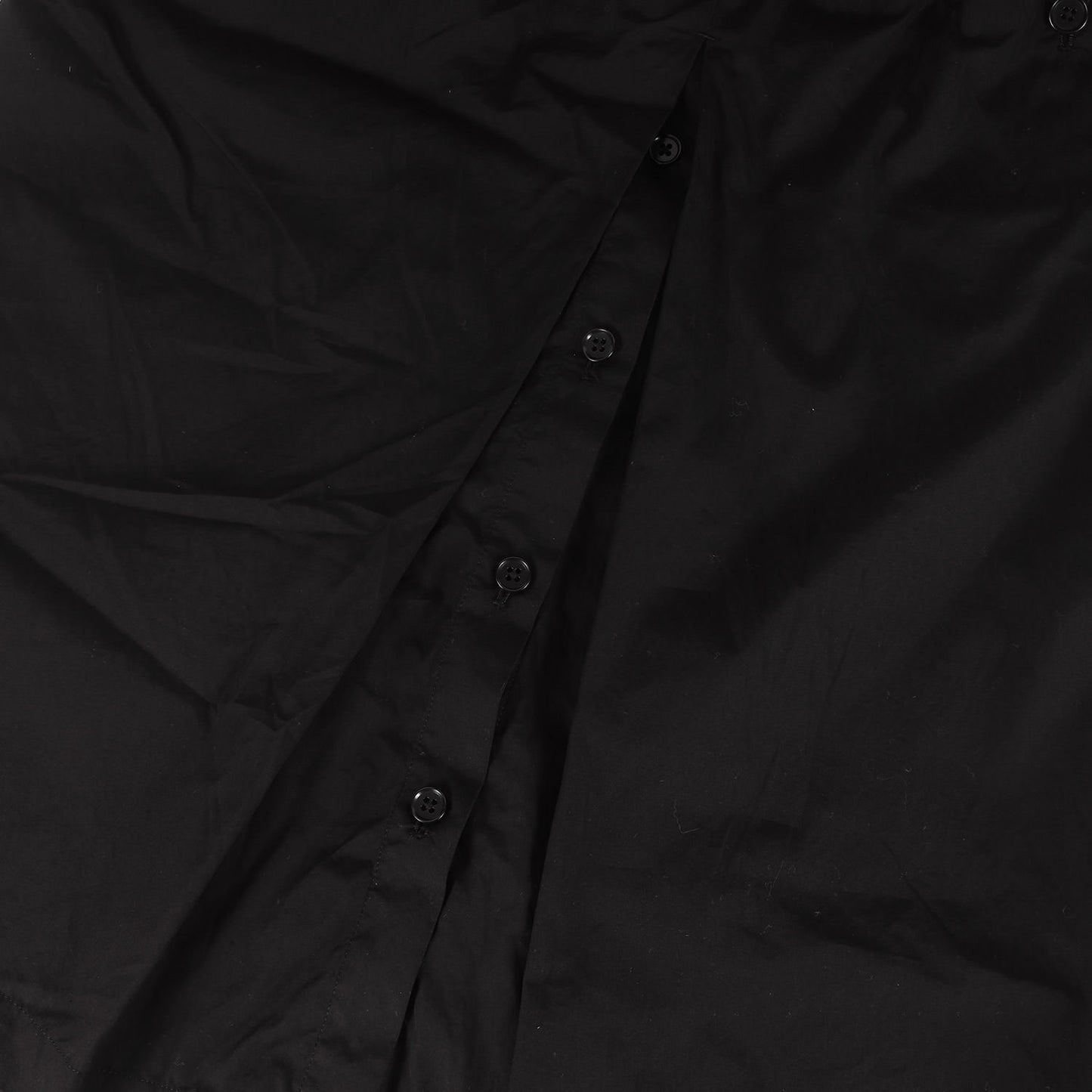 ストライプキュプラ イージー クロップド ラップパンツ / POUR HOMME