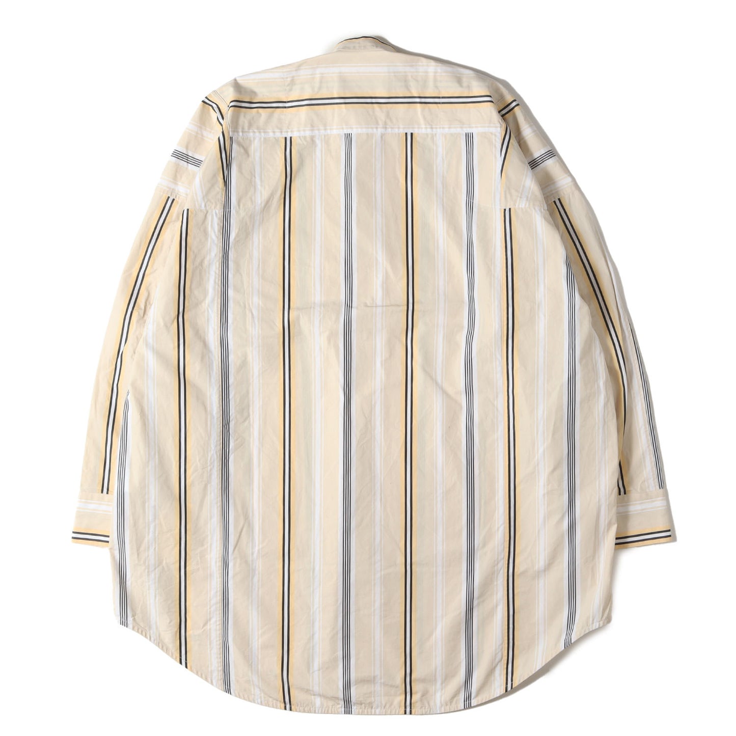 マルチストライプ マンダリン シャツ
