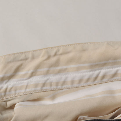 マルチストライプ マンダリン シャツ