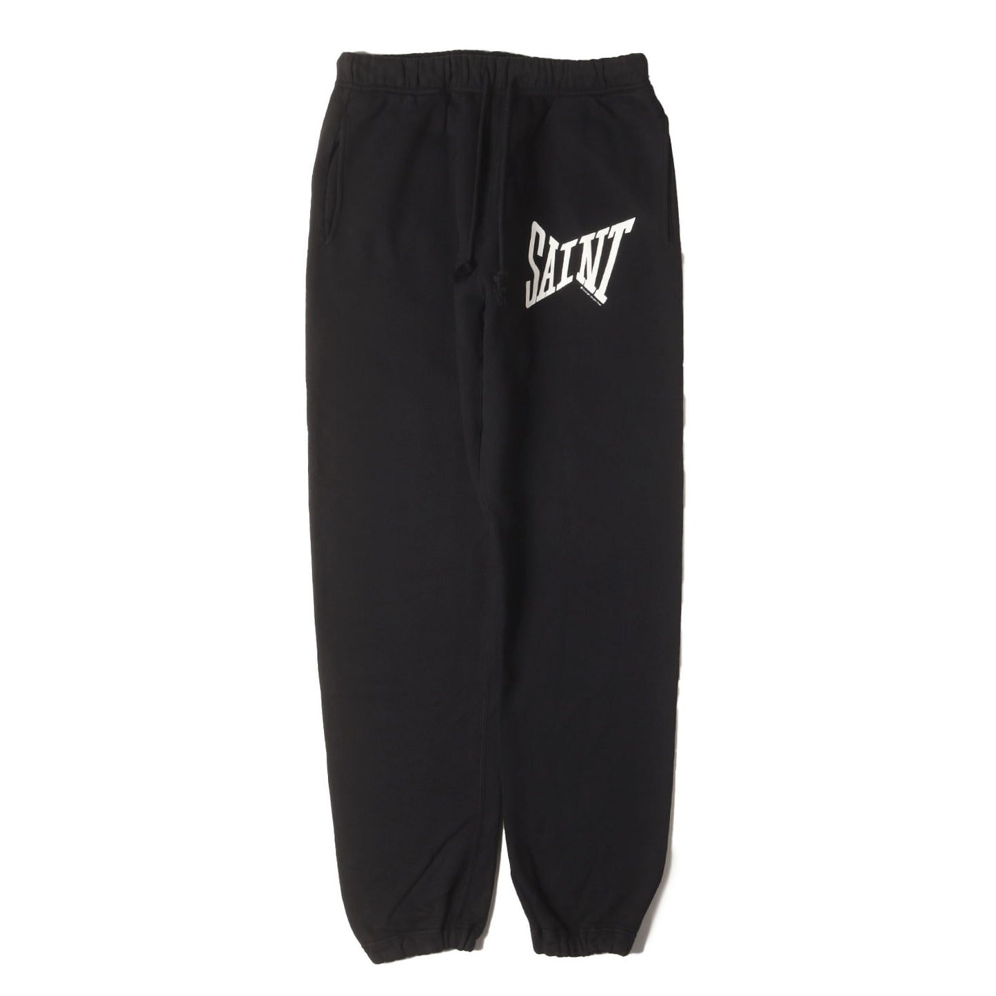 24AW ヴィンテージ加工 ロゴ スウェットパンツ (SWEAT PANTS RIBON SAINT)