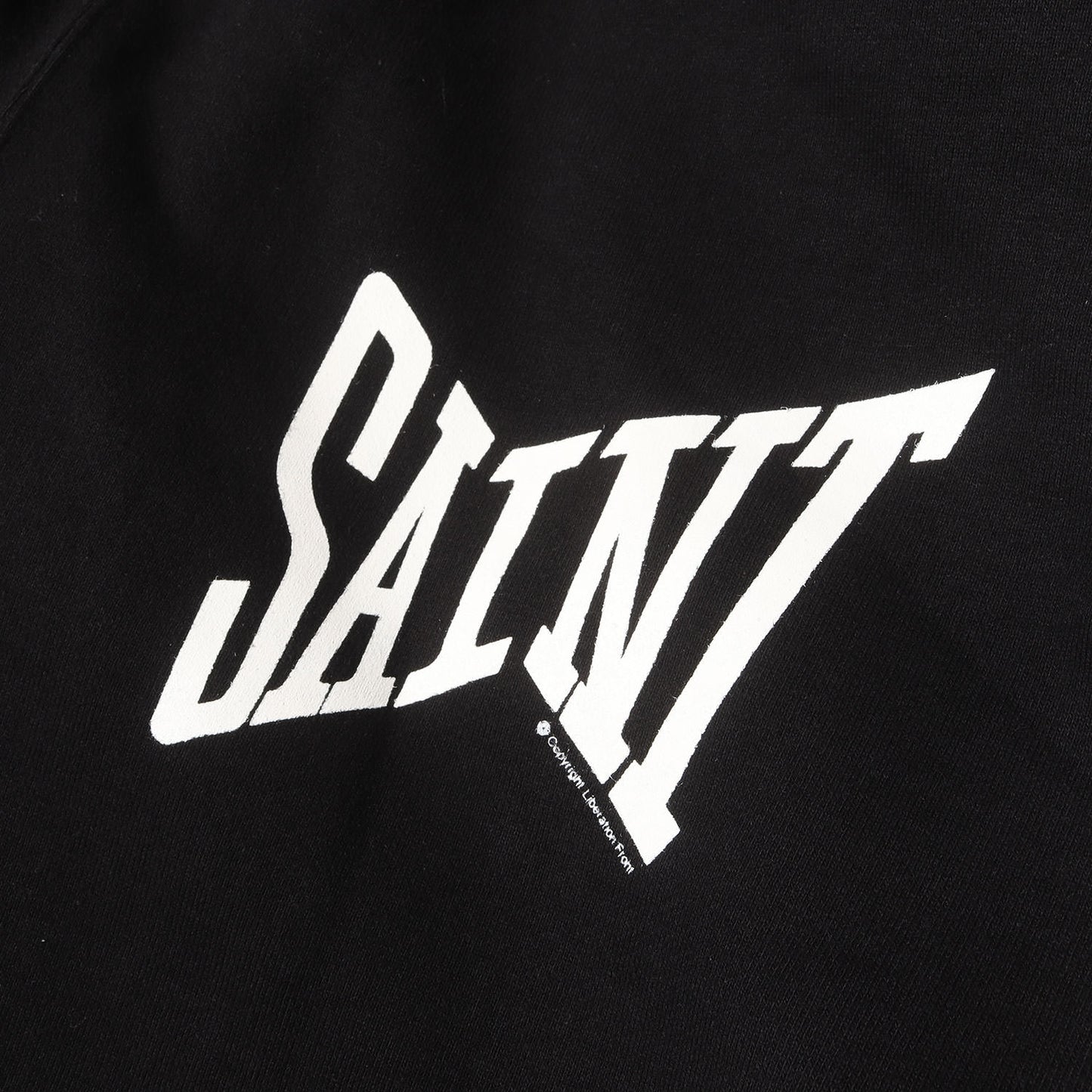24AW ヴィンテージ加工 ロゴ スウェットパンツ (SWEAT PANTS RIBON SAINT)