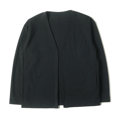 24SS ボタンレス ストレッチ ポンチ ショート カーディガン (SHORT CARDIGAN) / UNDER SUMIT WEAR