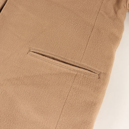 ノーカラー カシミヤ混 ウール コート (WOOL CASHMERE NO COLLAR COAT)