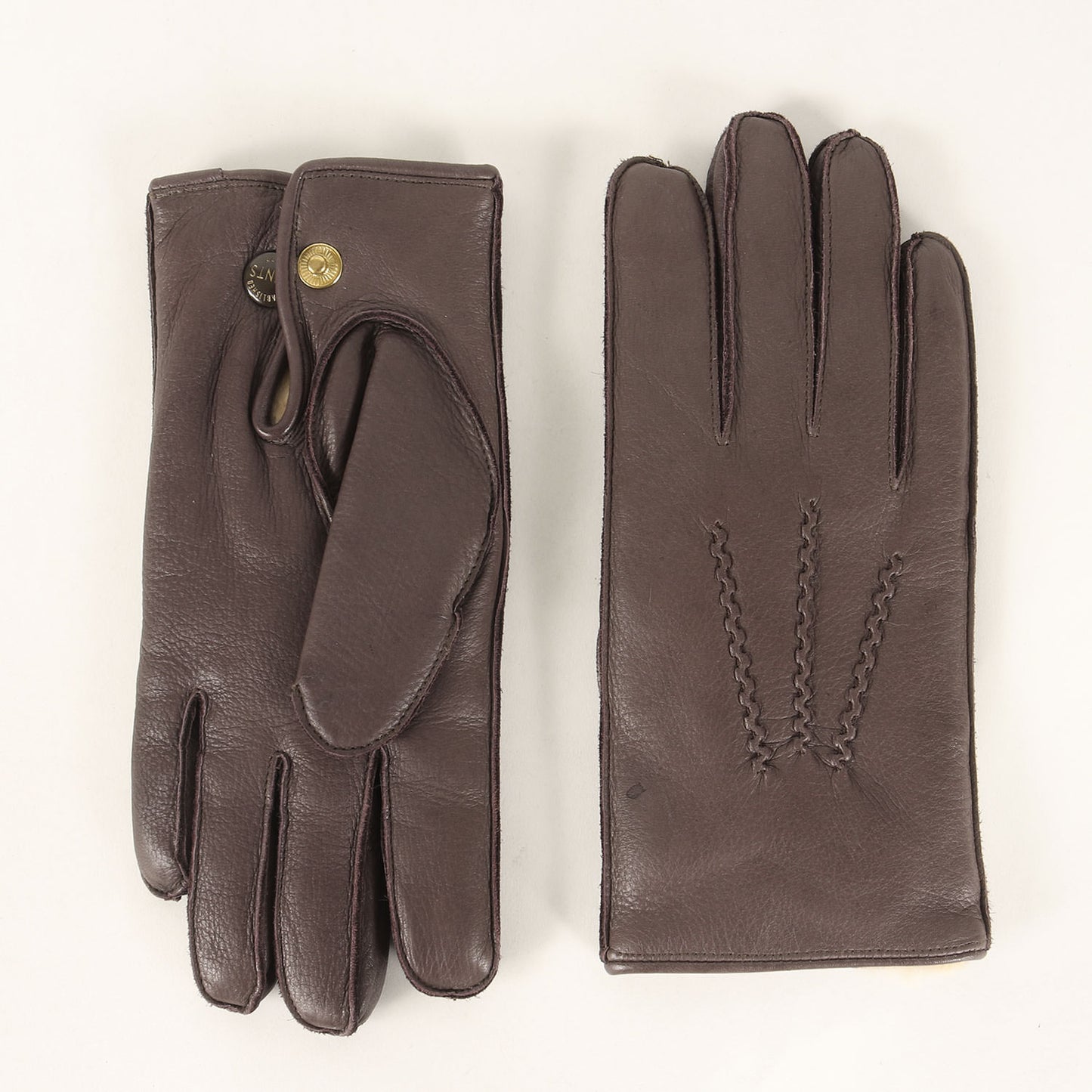 ラビットファー ライニング ディアスキン レザー グローブ / The Heritage Collection MADE IN ENGLAND
