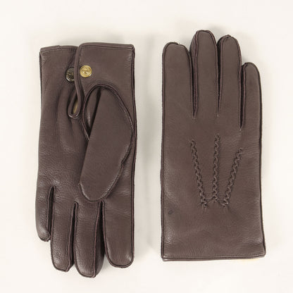 ラビットファー ライニング ディアスキン レザー グローブ / The Heritage Collection MADE IN ENGLAND