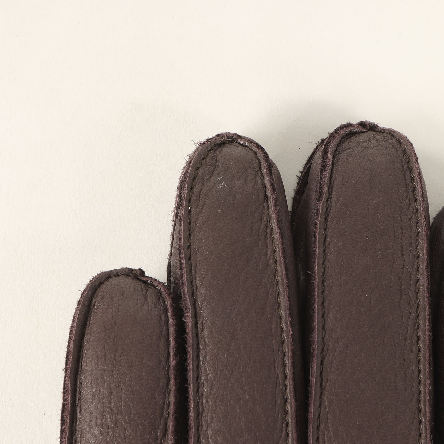 ラビットファー ライニング ディアスキン レザー グローブ / The Heritage Collection MADE IN ENGLAND