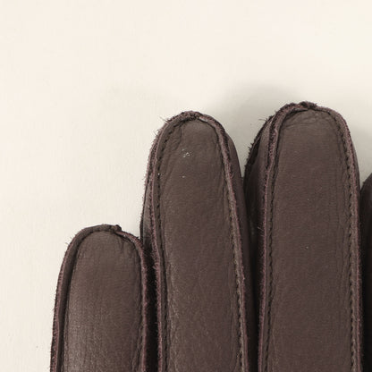 ラビットファー ライニング ディアスキン レザー グローブ / The Heritage Collection MADE IN ENGLAND
