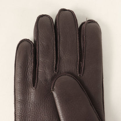 ラビットファー ライニング ディアスキン レザー グローブ / The Heritage Collection MADE IN ENGLAND