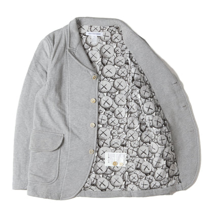 21AW × KAWS スウェット 4B テーラード ジャケット