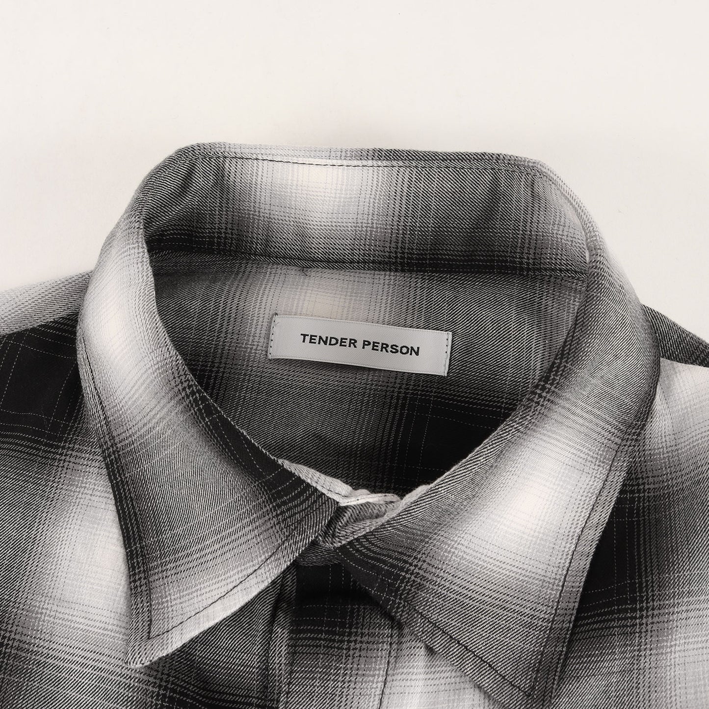 22SS オンブレチェック 結びスリーブ フランネル シャツ (MUSUBI SHIRT)