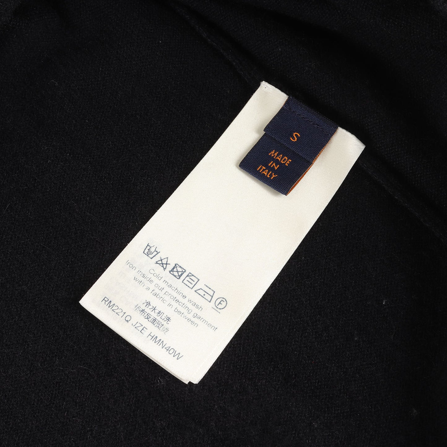 22SS エンボス LV クルーネック カシミヤ ウール ニット (1AF660)