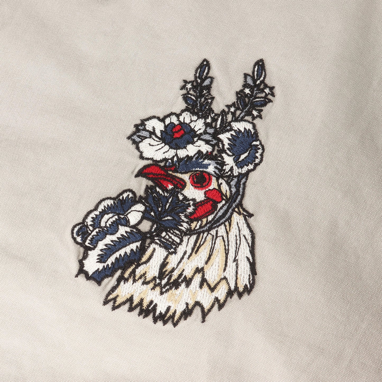 25AW ウォッシュ加工 グラフィック ブランドロゴ 刺繍 ブルゾン (2WAY DETACHABLE EMBROIDERY BLOUSON)