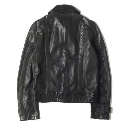 00s トムフォード期 レザー セミダブル ライダース ジャケット
