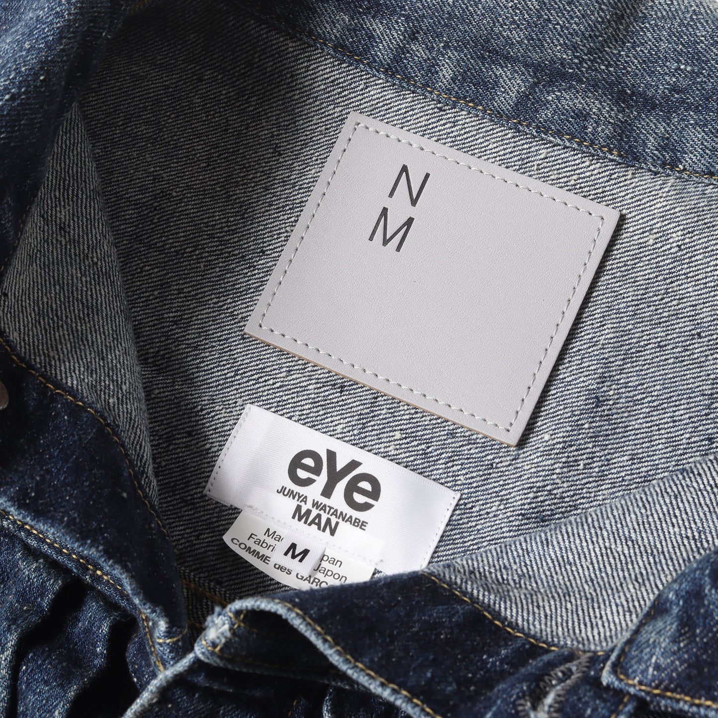 24AW × New Manual ヴィンテージ加工 デニム トラッカー ジャケット (W-NAME JACKET)