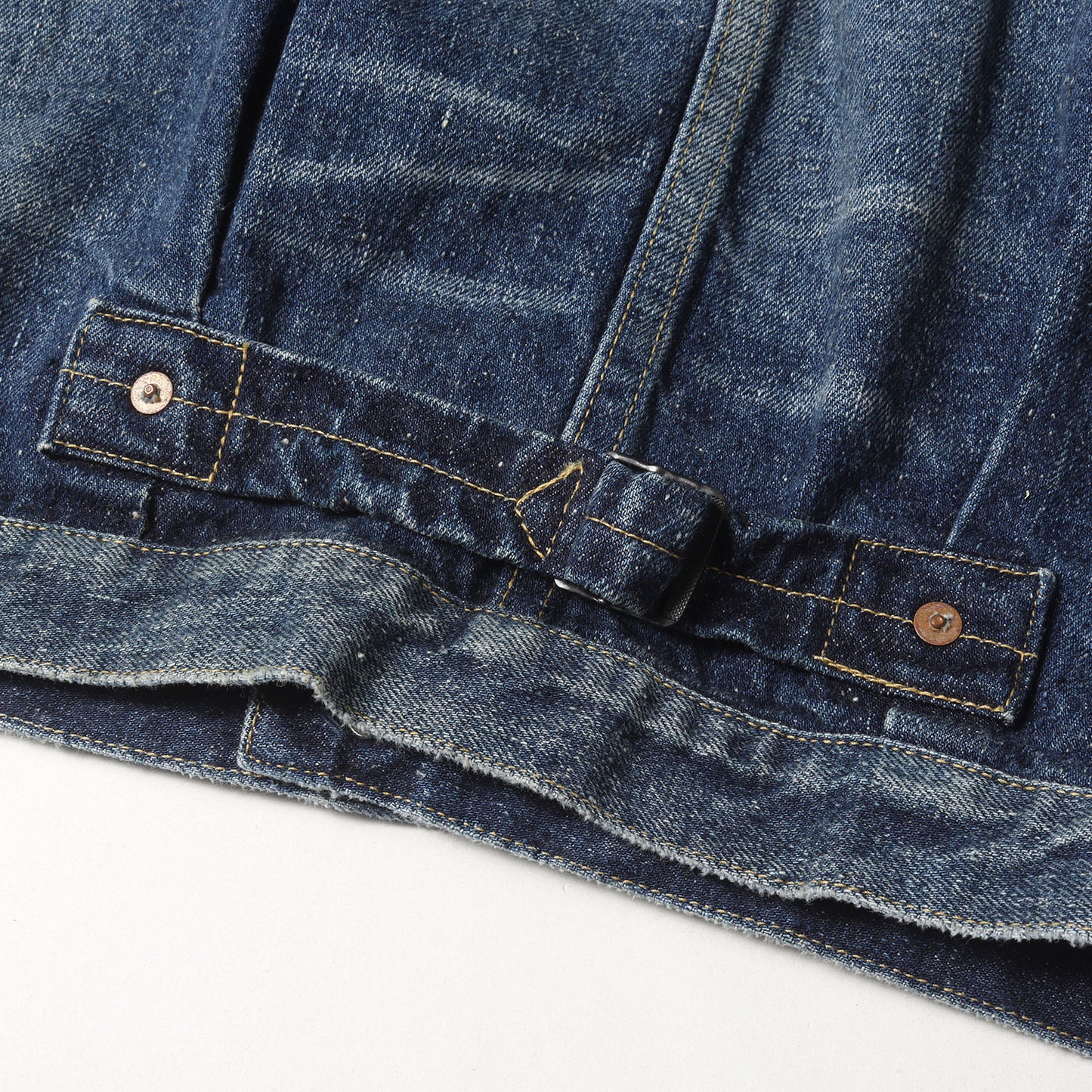 24AW × New Manual ヴィンテージ加工 デニム トラッカー ジャケット (W-NAME JACKET)