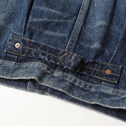 24AW × New Manual ヴィンテージ加工 デニム トラッカー ジャケット (W-NAME JACKET)
