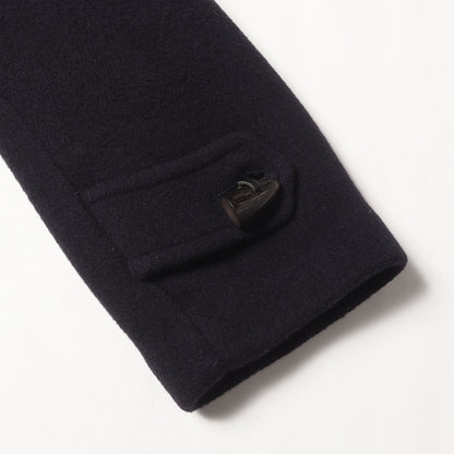 90s - 00s 裏地チェック メルトン ダッフルコート / MADE IN ENGLAND