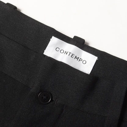ワイド テーパード スラックス パンツ (2WAY PANTS WIDE TAPERED) / CONTEMPO