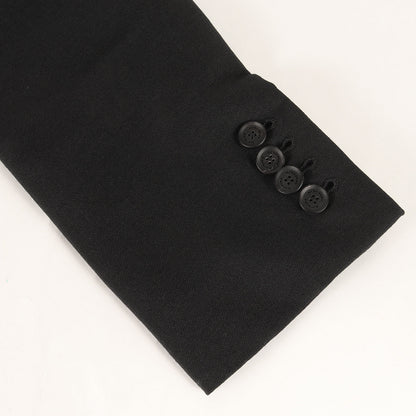 モヘア混ウール 2B テーラード ジャケット