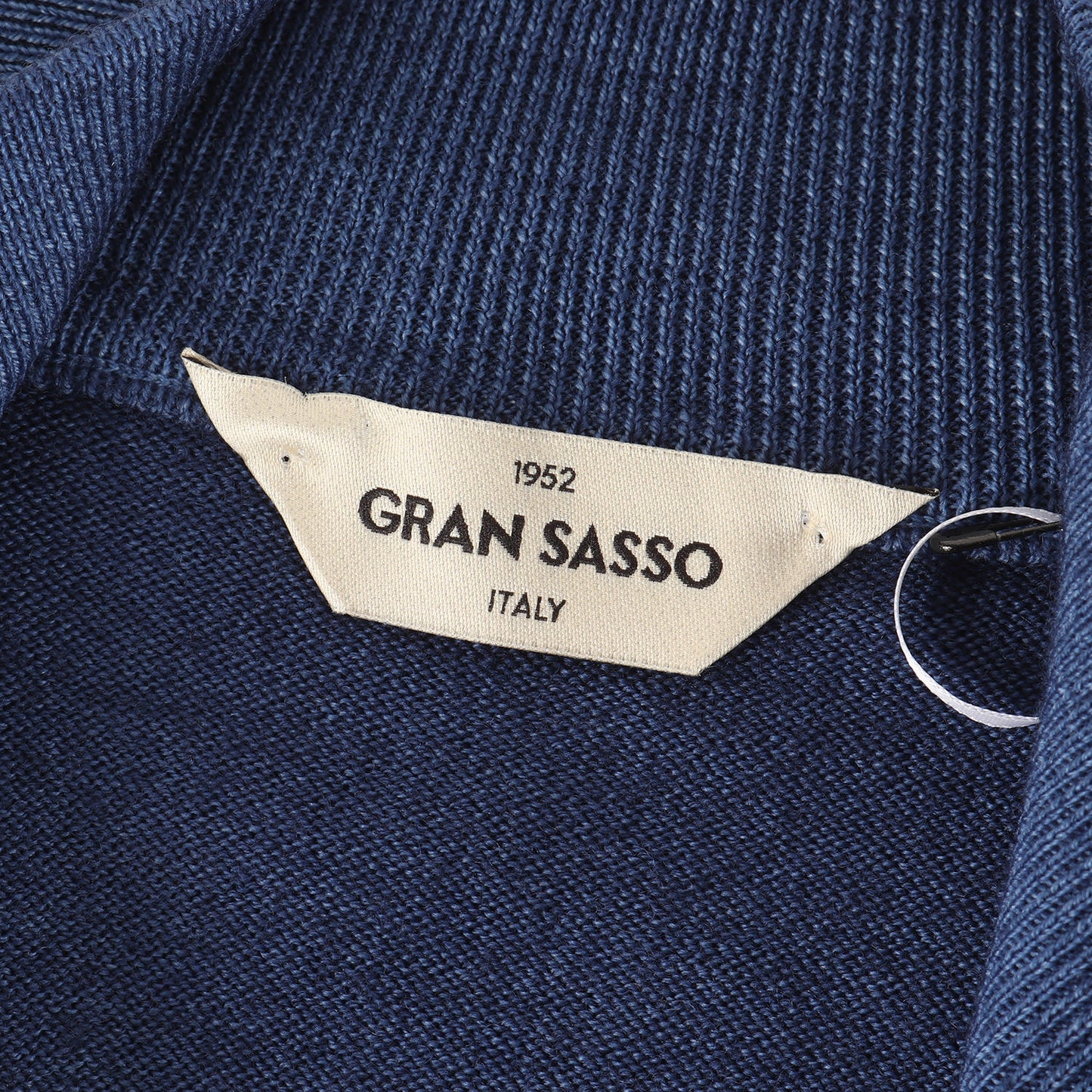 22AW ハイネック ハーフジップ ハイゲージ ニット セーター (LUPO M/L ZIP) / MADE IN ITALY