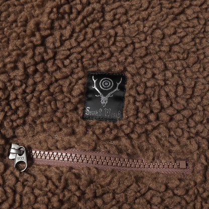 ボアフリース ジップ ブルゾン (Piping Jacket)