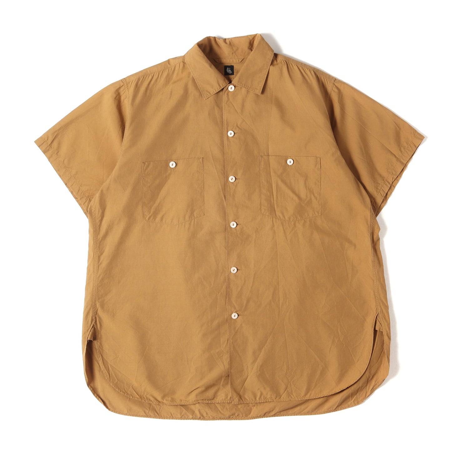 ダブルポケットショートスリーブ シャツ (Finx Cotton-Silk Light Weather Work Shirt)