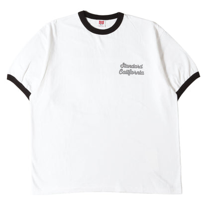 25SS グラフィック ロゴ リンガーネック Tシャツ (SD US Cotton Script Logo Ringer T)