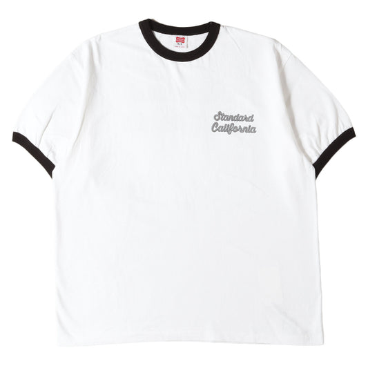 25SS グラフィック ロゴ リンガーネック Tシャツ (SD US Cotton Script Logo Ringer T)