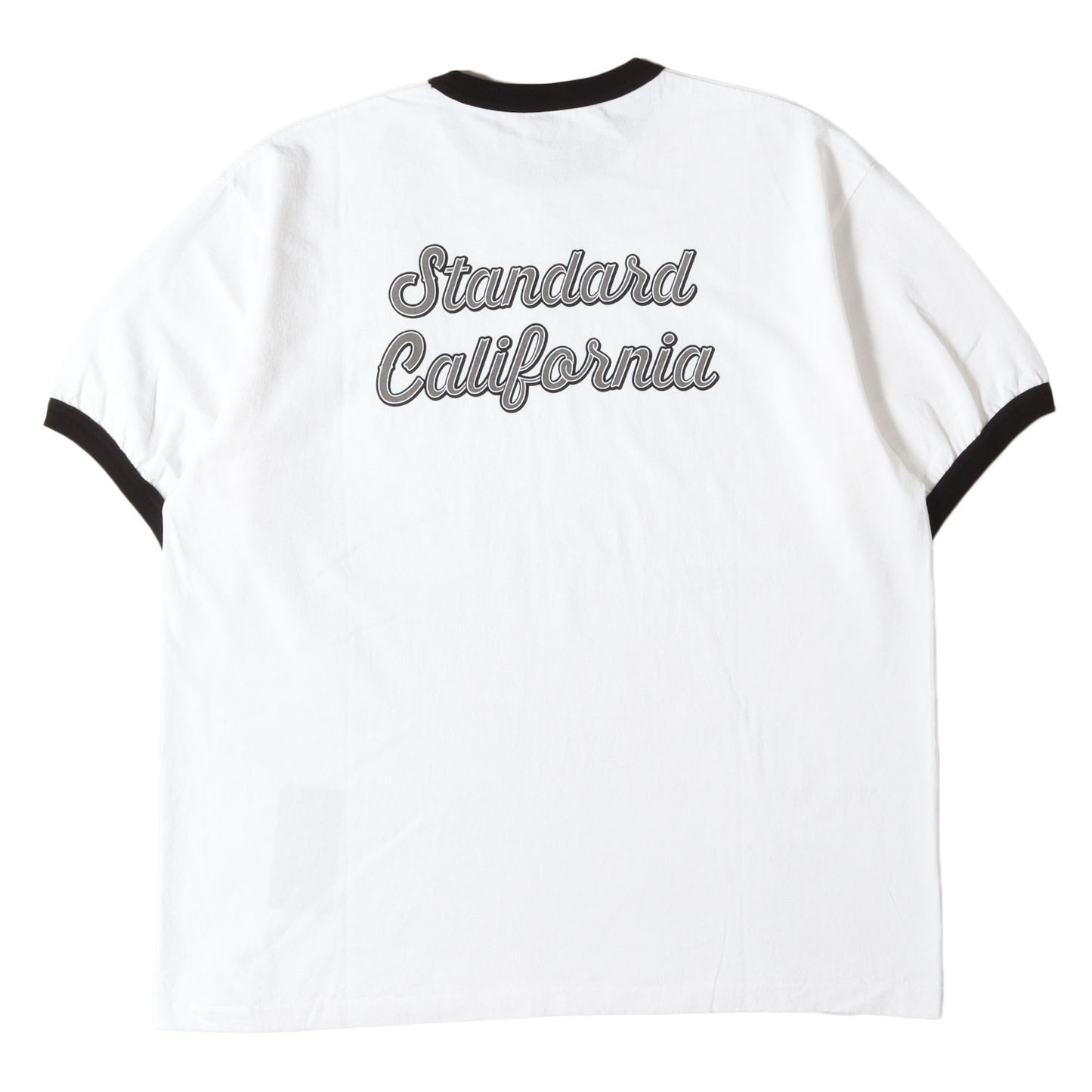 25SS グラフィック ロゴ リンガーネック Tシャツ (SD US Cotton Script Logo Ringer T)