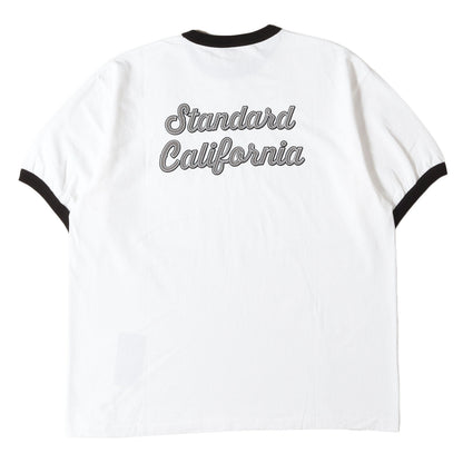 25SS グラフィック ロゴ リンガーネック Tシャツ (SD US Cotton Script Logo Ringer T)