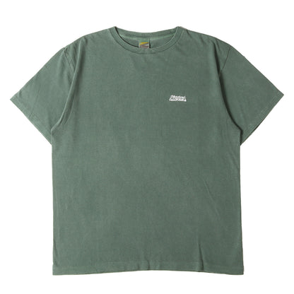 ピグメント ウォッシュ加工 ワンポイント ロゴ 刺繍 Tシャツ (SD NEW BOHEMIA SIGN LOGO T)