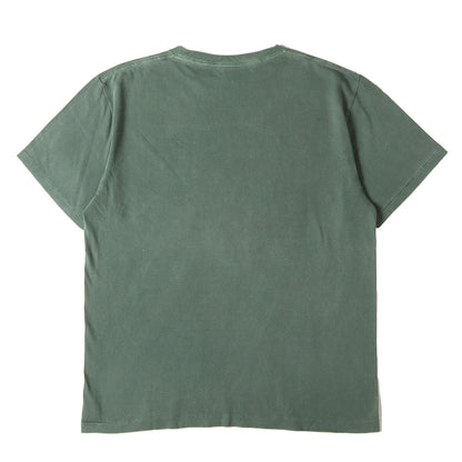 ピグメント ウォッシュ加工 ワンポイント ロゴ 刺繍 Tシャツ (SD NEW BOHEMIA SIGN LOGO T)
