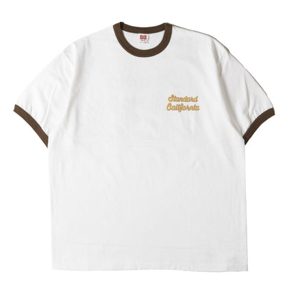 25SS グラフィック ロゴ リンガーネック Tシャツ (SD US Cotton Script Logo Ringer T)