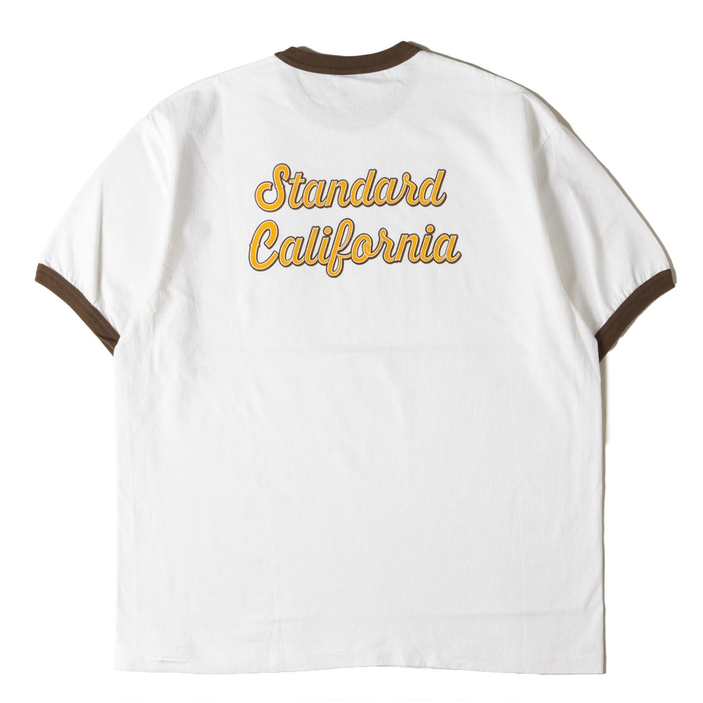 25SS グラフィック ロゴ リンガーネック Tシャツ (SD US Cotton Script Logo Ringer T)