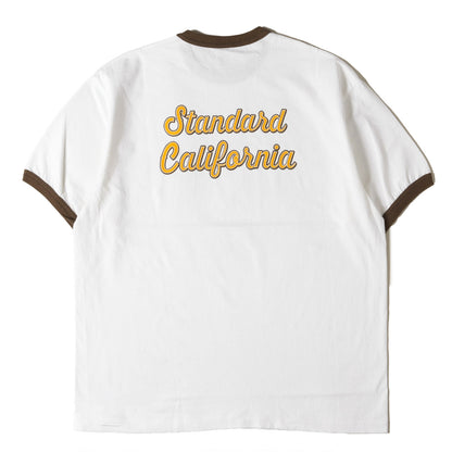25SS グラフィック ロゴ リンガーネック Tシャツ (SD US Cotton Script Logo Ringer T)