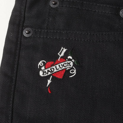× 野口強 HEART刺繍デニム パンツ