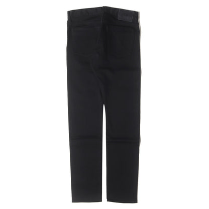 ブラックSデニムスリムパンツ