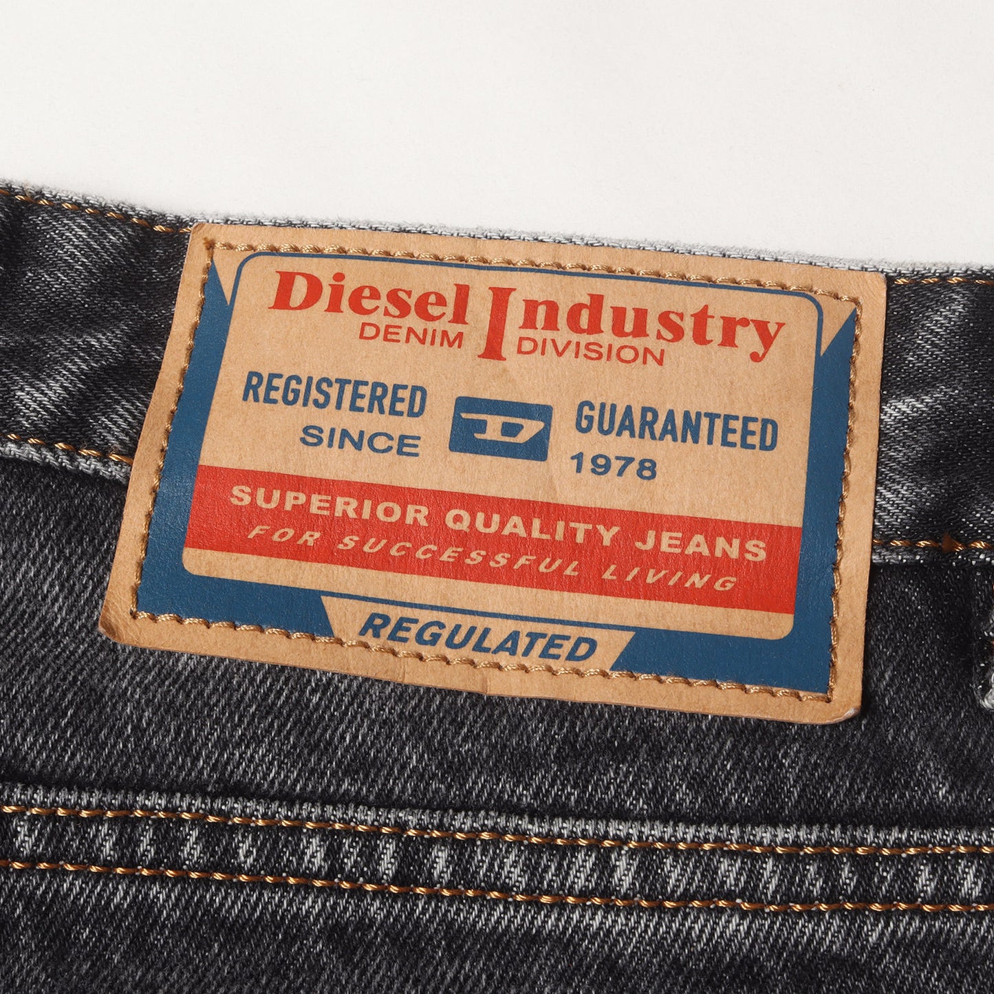 25AW ダメージ加工 ワイド ストレート デニムパンツ (D-RISE)