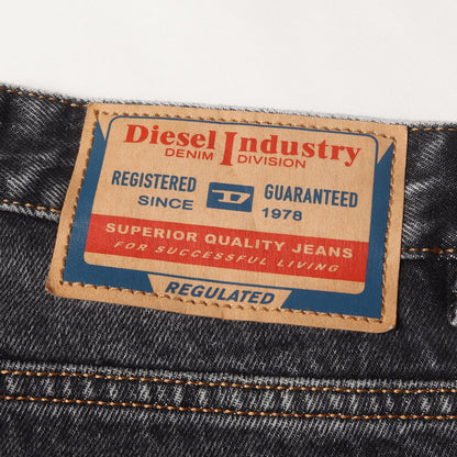 25AW ダメージ加工 ワイド ストレート デニムパンツ (D-RISE)