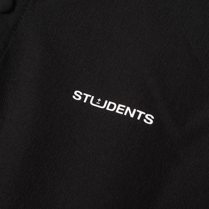 ワンポイント ロゴ ヘンリーネック ストレッチナイロン ベスト