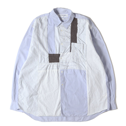 90s パッチワーク オーバーサイズ シャツ / MADE IN FRANCE