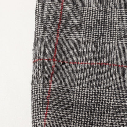 グレンチェック ワンタック テーパード スラックス パンツ (Marzotto Classic Slacks)
