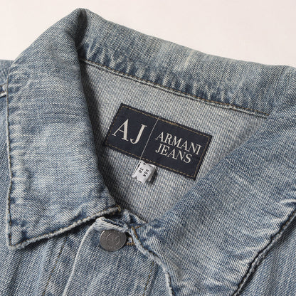 スラブデニム トラッカー ジャケット