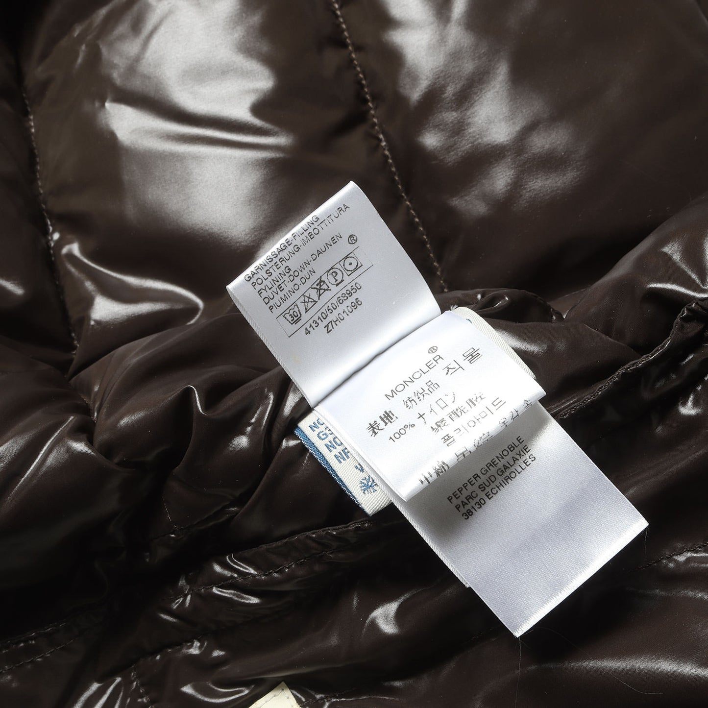 00s デカワッペン シャイニーナイロン ダウンジャケット (EVEREST)