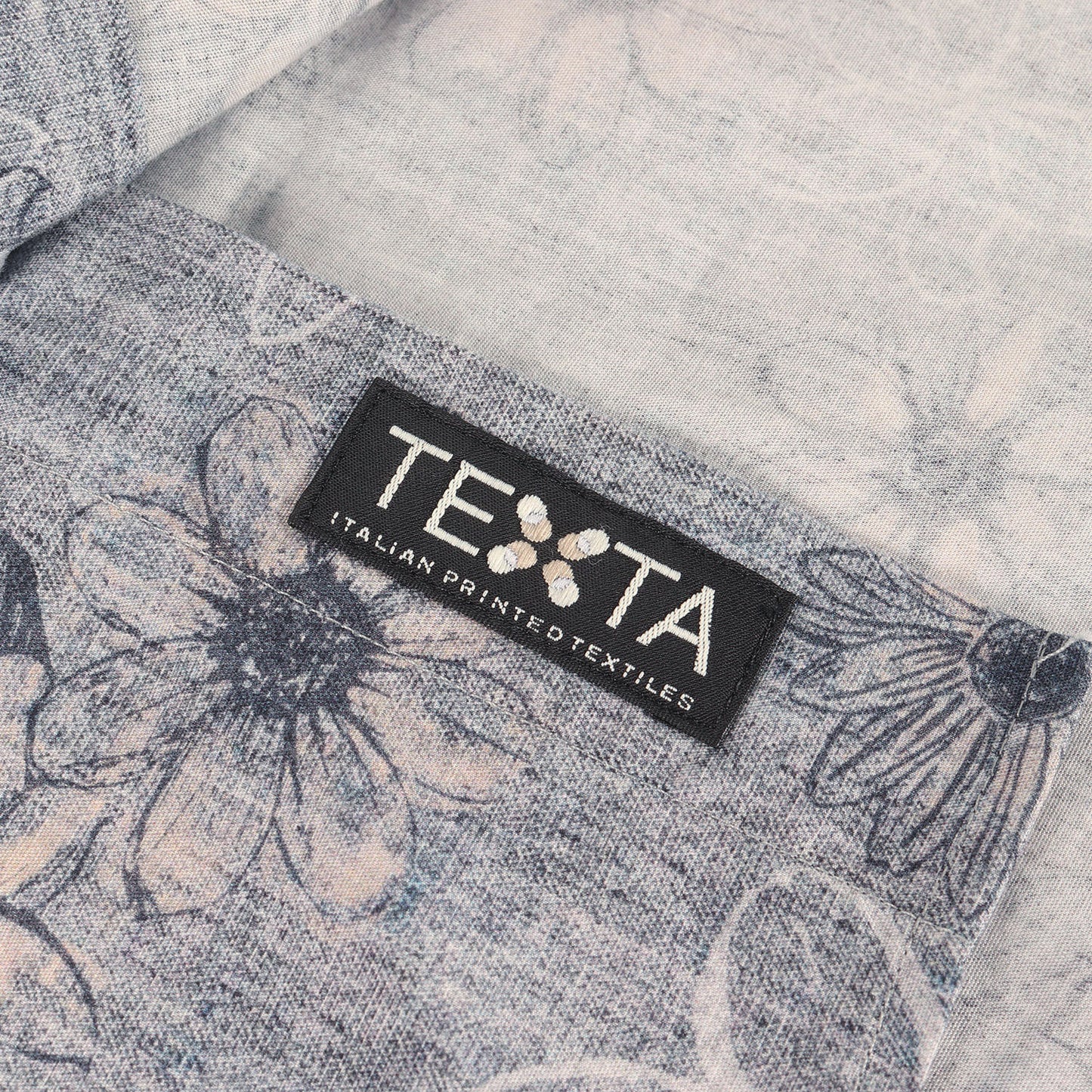 フラワー プリント ループボタンダウン ドレスシャツ / MADE IN JAPAN