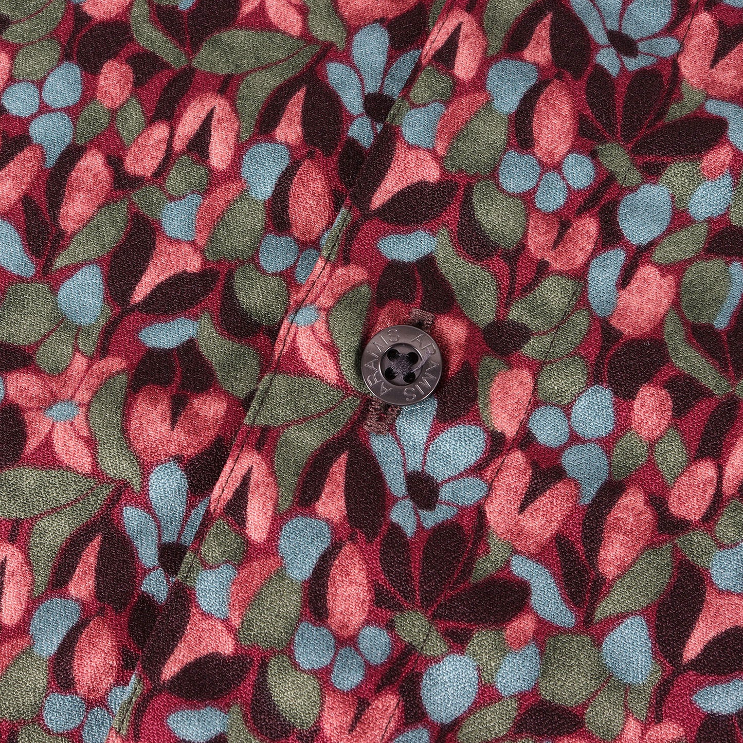 25AW アート調 ジオメトリック柄 プリント シャツ