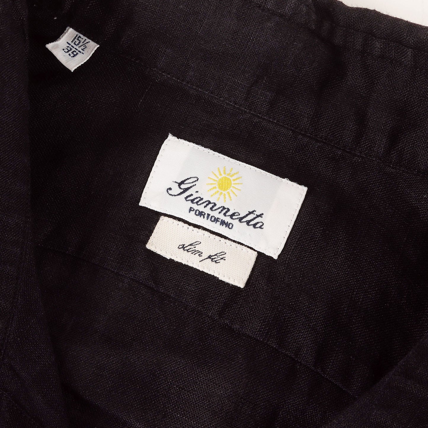 ホリゾンタルカラー リネン ドレスシャツ / MADE IN ITALY